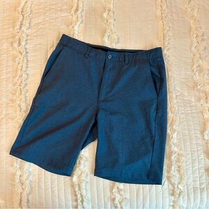 Men’s Pebble Beach Navy Flat Front Shorts